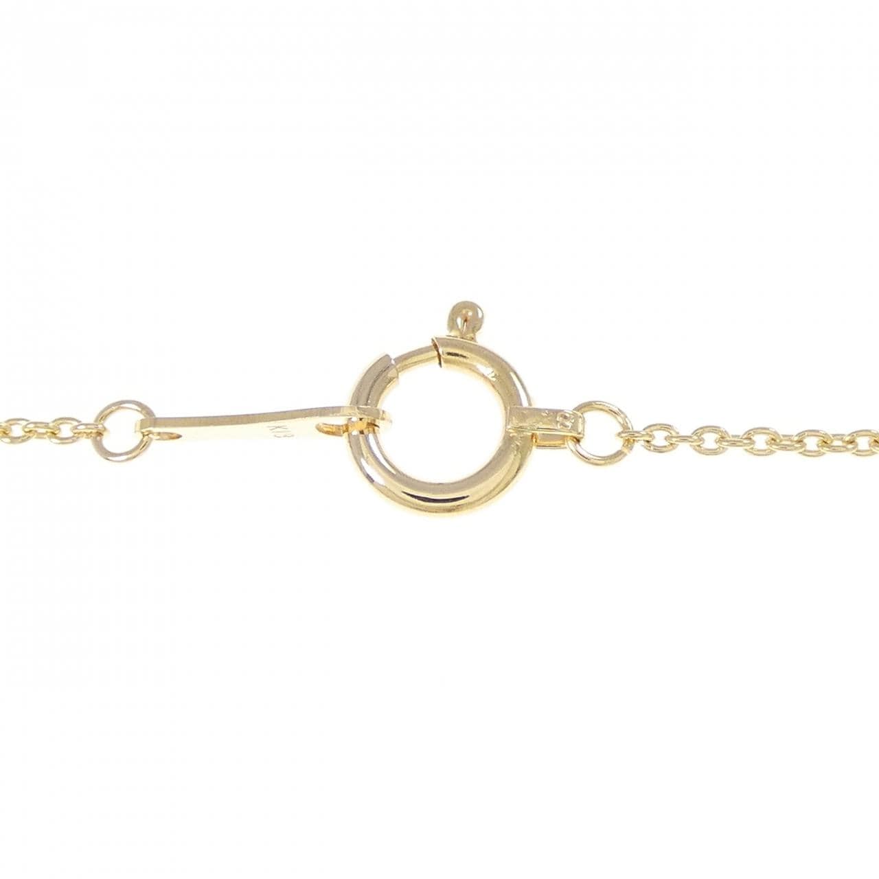 K18YG ダイヤモンド ネックレス 0.03CT