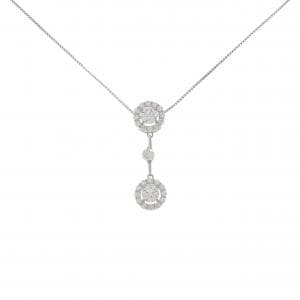 PT900/PT850 ダイヤモンド ネックレス 0.630CT E-F VVS2-VS1 3EX-EXT