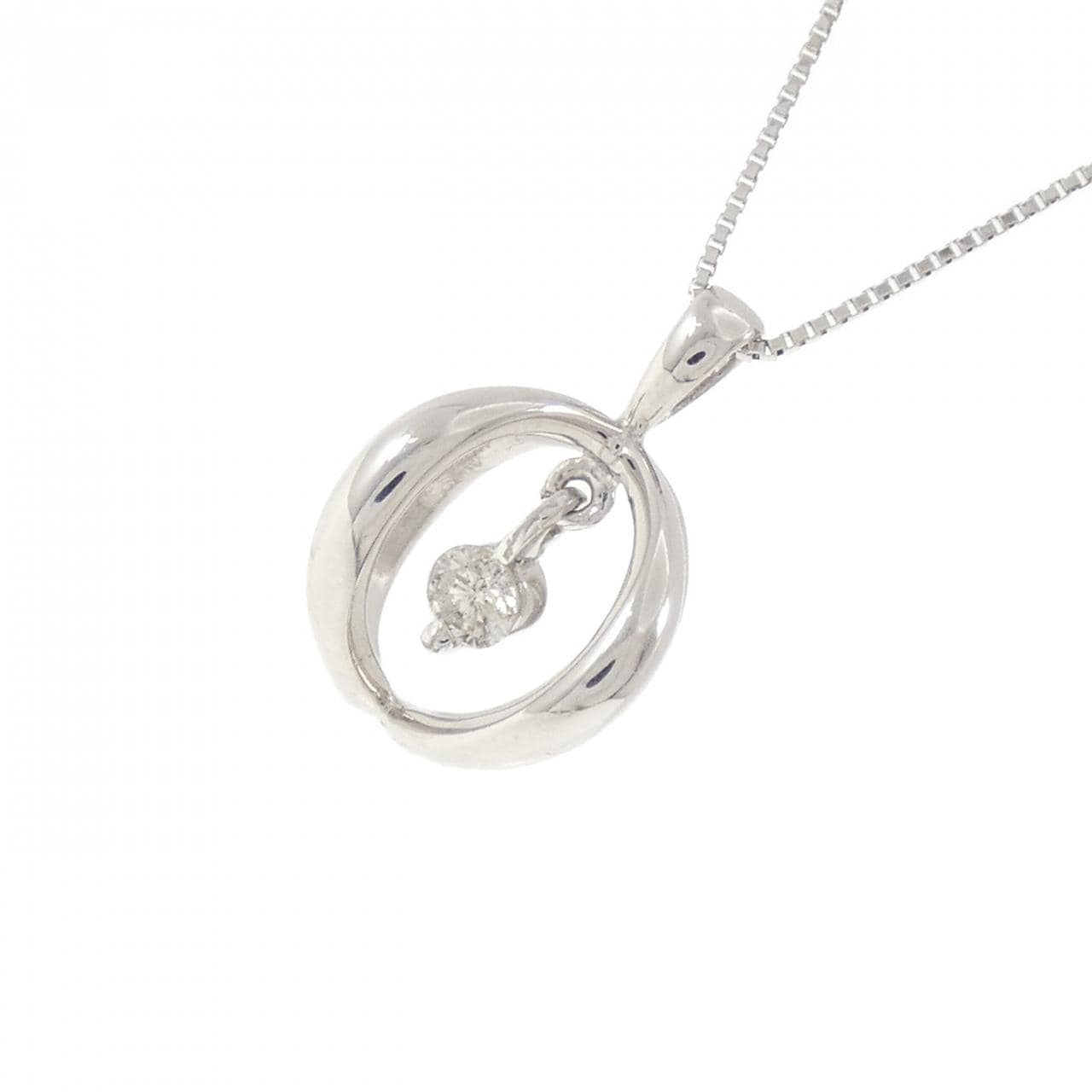 PT900/PT850 ダイヤモンド ネックレス 0.20CT