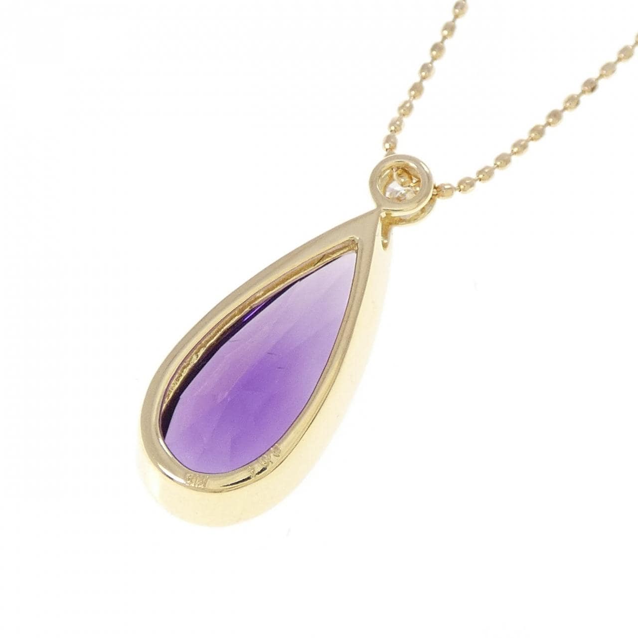 K18YG アメジスト ネックレス