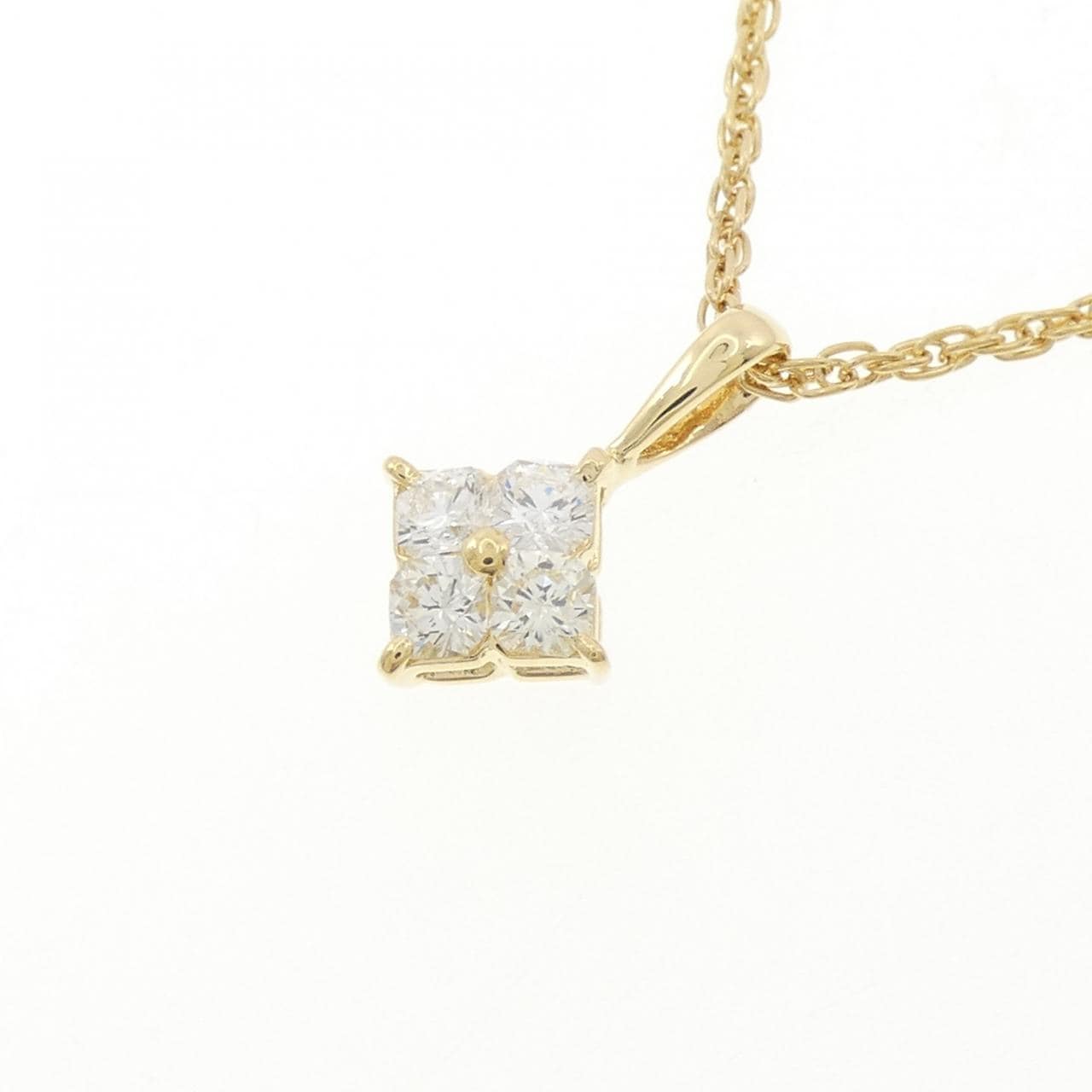 K18YG ダイヤモンド ネックレス 0.40CT