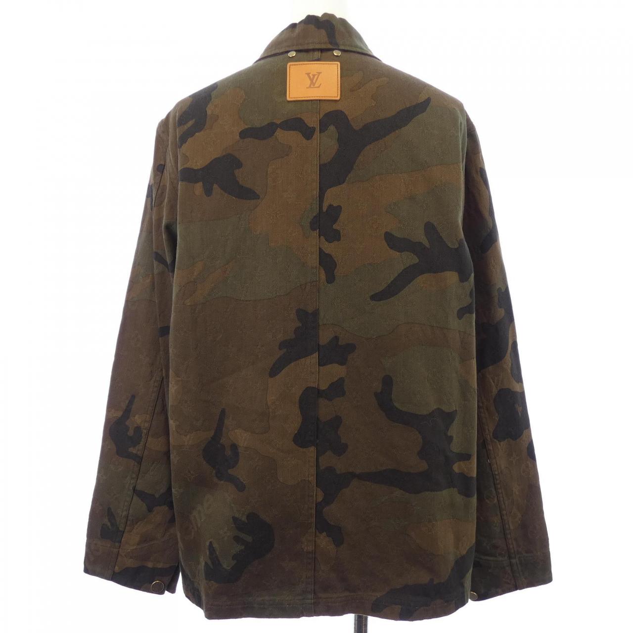 ルイヴィトン LOUIS VUITTON JACQUARD DENIM CHORE COAT HDK91WDSQ SUPREME ジャケット