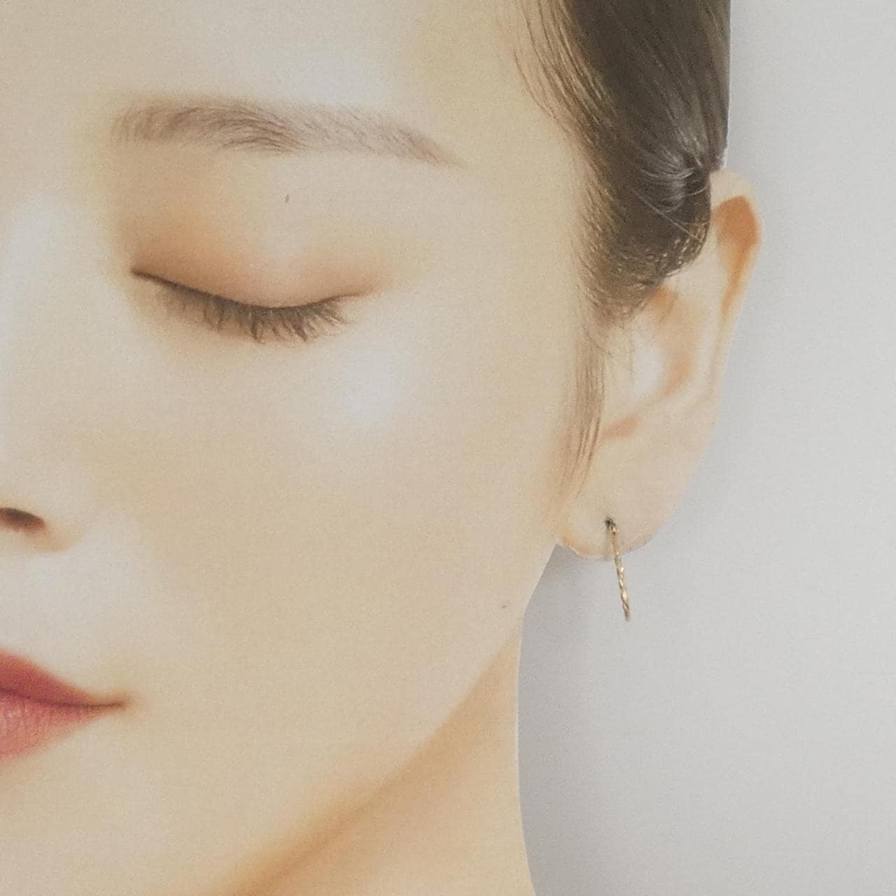 アガット K10YG ピアス