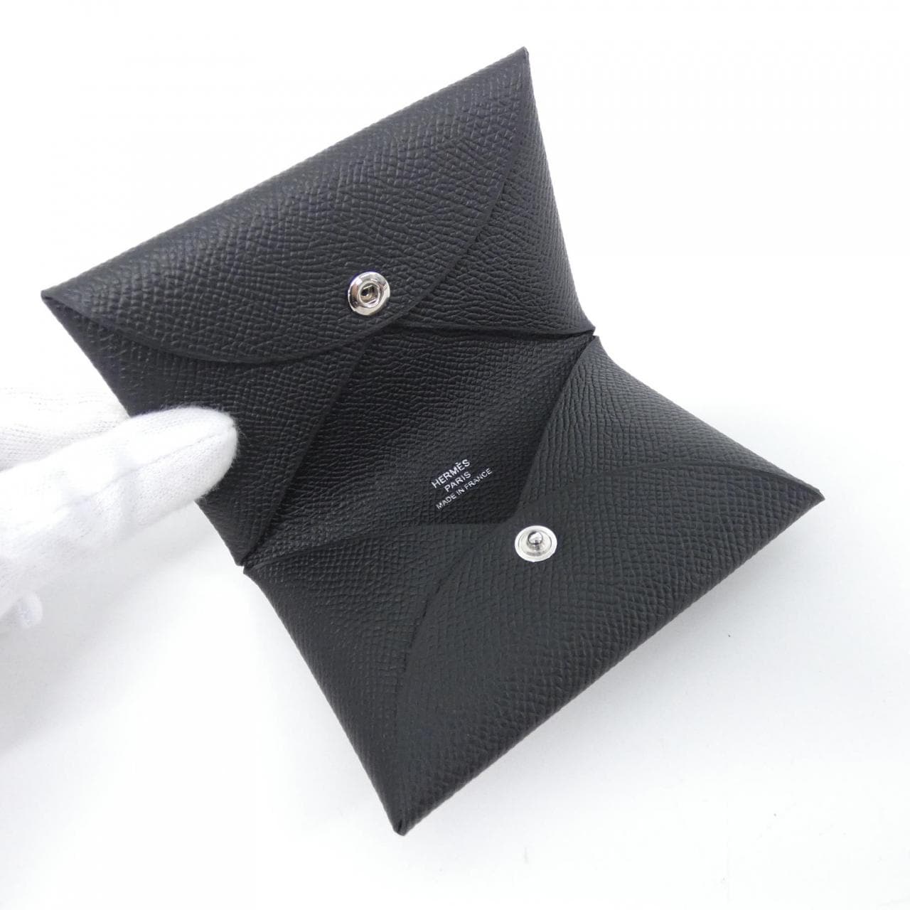 【未使用品】エルメス カルヴィ 044164CK カードケース