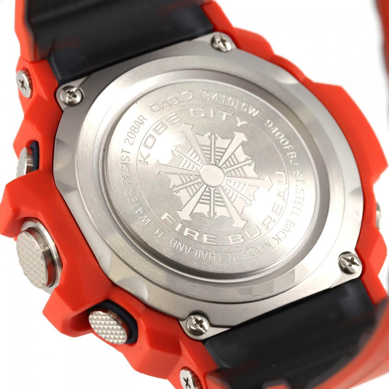 カシオ G-SHOCK･レンジマン･神戸市消防局 GW-9400FBJ-4JR ラバー ソーラークォーツ