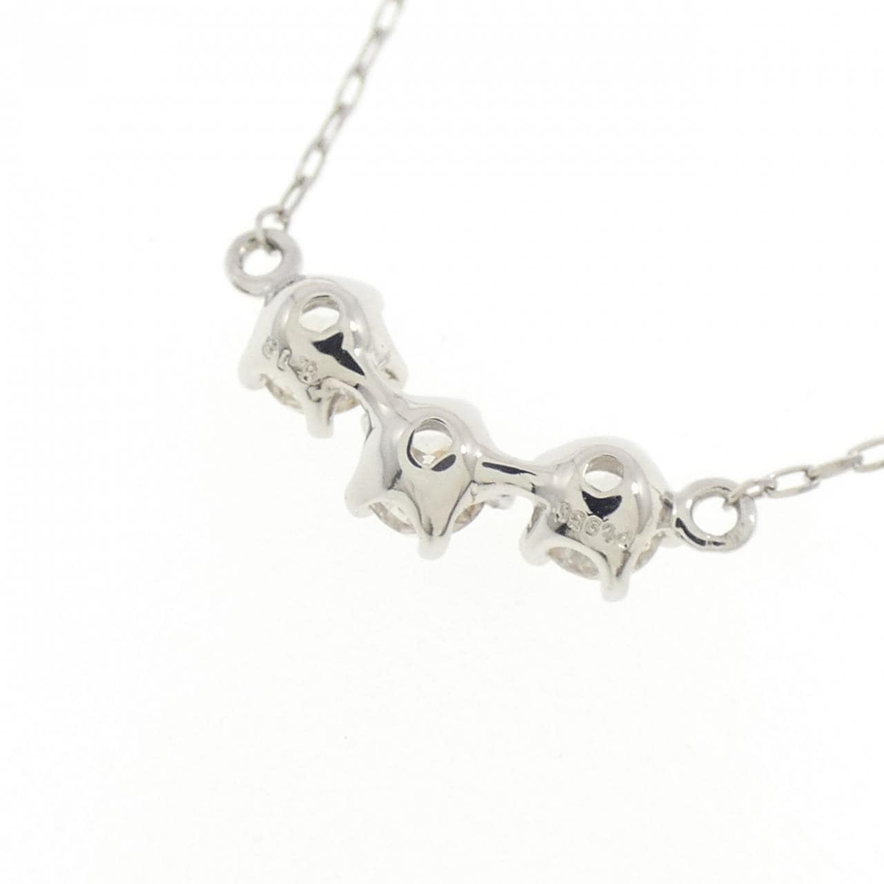 PT950/PT850 ダイヤモンド ネックレス 0.18CT