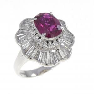 PT900 ルビー リング 2.09CT