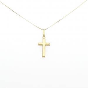 K18YG クロス ネックレス