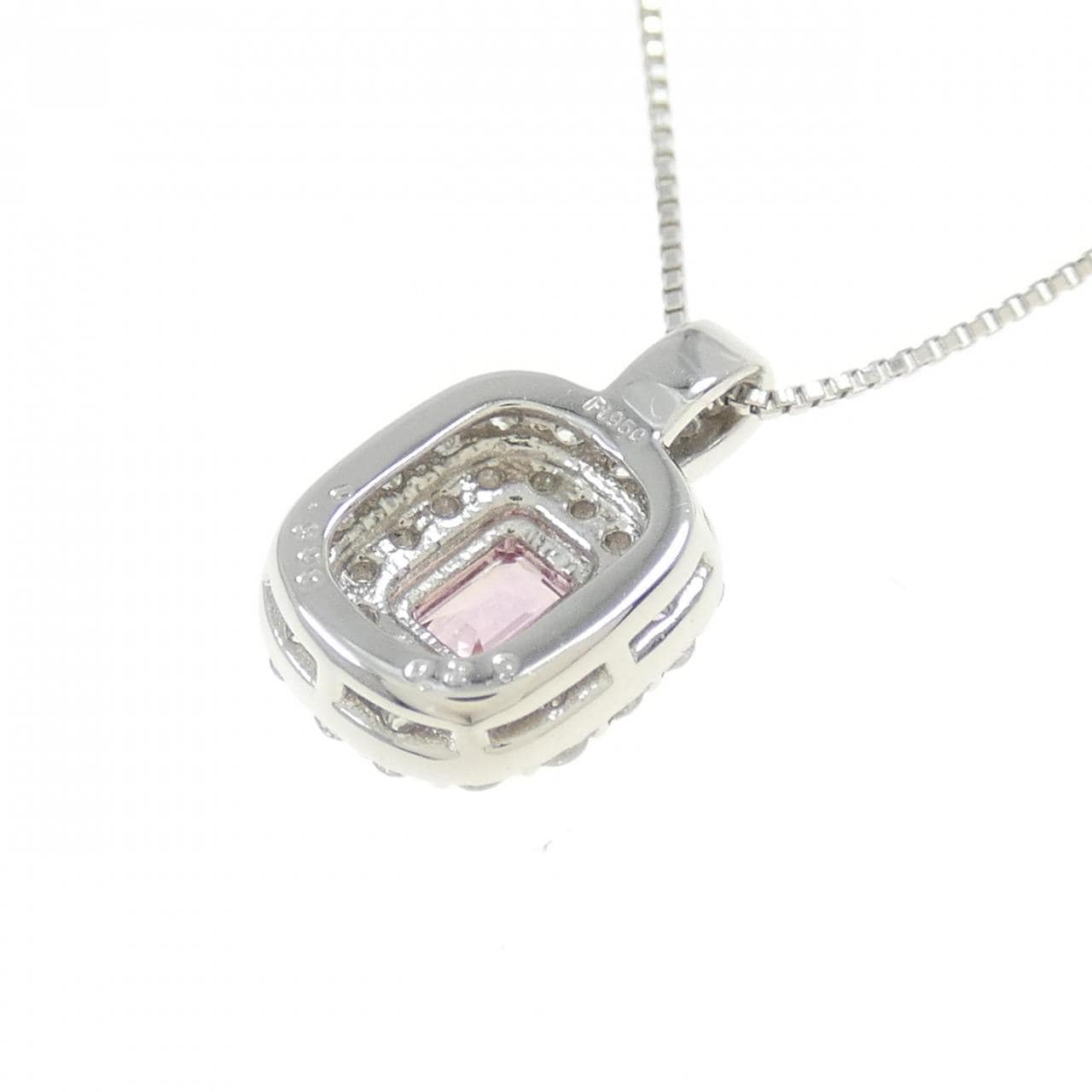 PT サファイヤ ネックレス 0.300CT