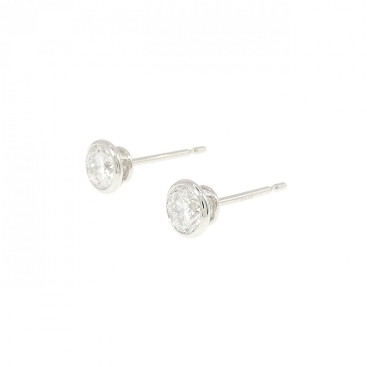 [Remake] PT/ST Diamond Earrings 0.325CT 0.334CT G I1 VG-Good
