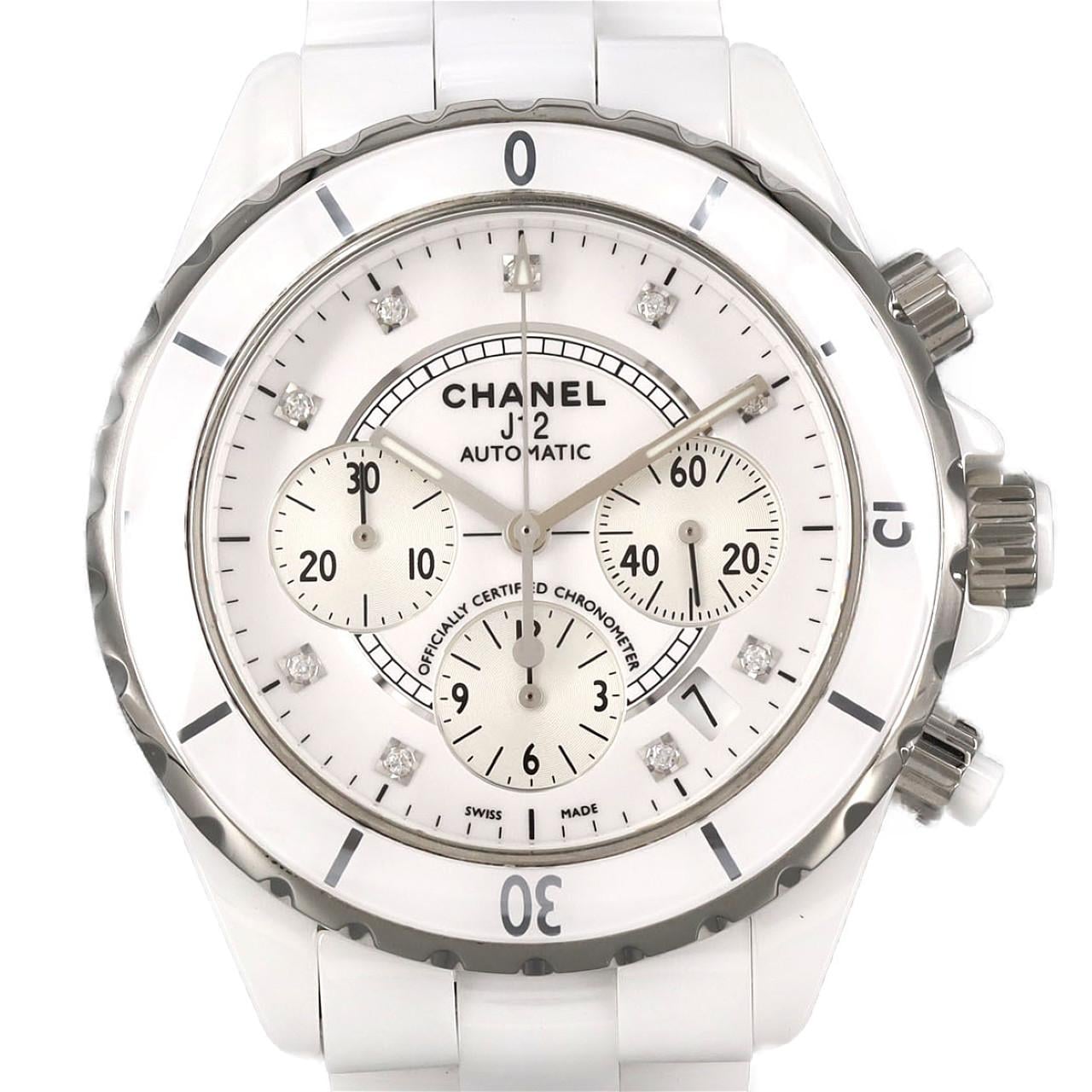 シャネル J12クロノグラフ セラミック･9P H2009 セラミック 自動巻