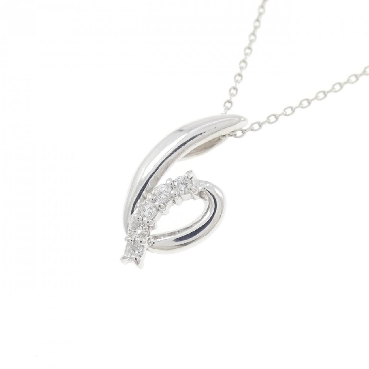 PT900/PT850 ダイヤモンド ネックレス 0.10CT