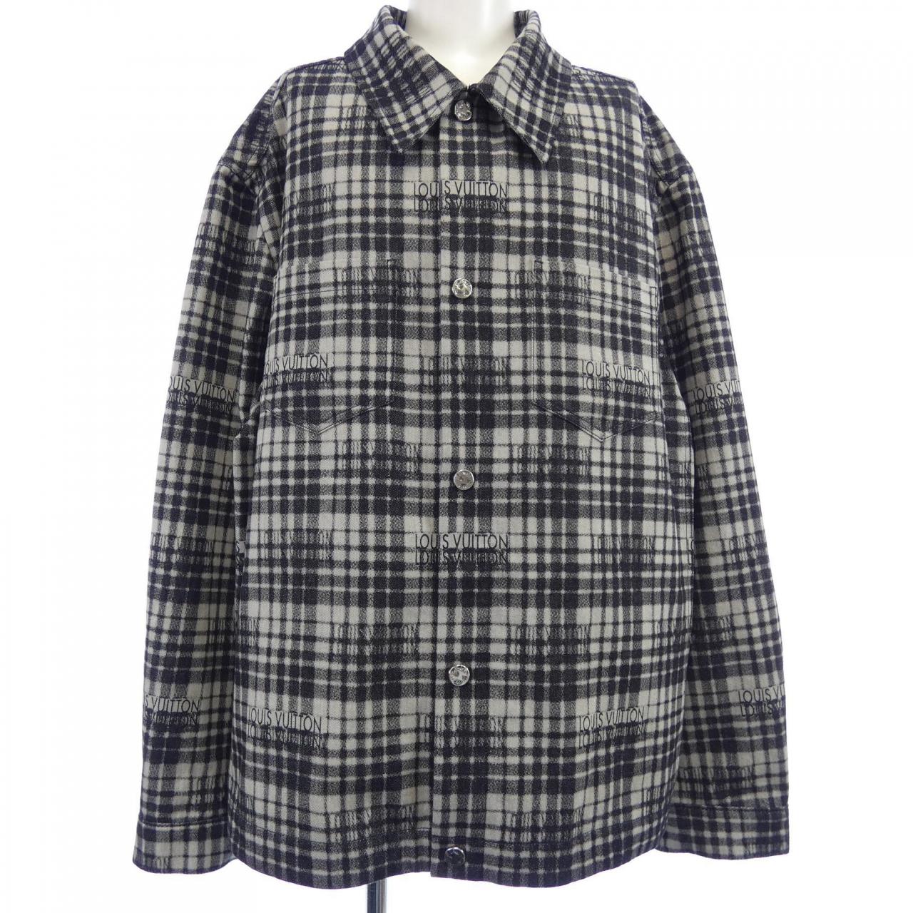 ルイヴィトン LOUIS VUITTON チェックデニムオーバーシャツ HPA90WARA シャツ