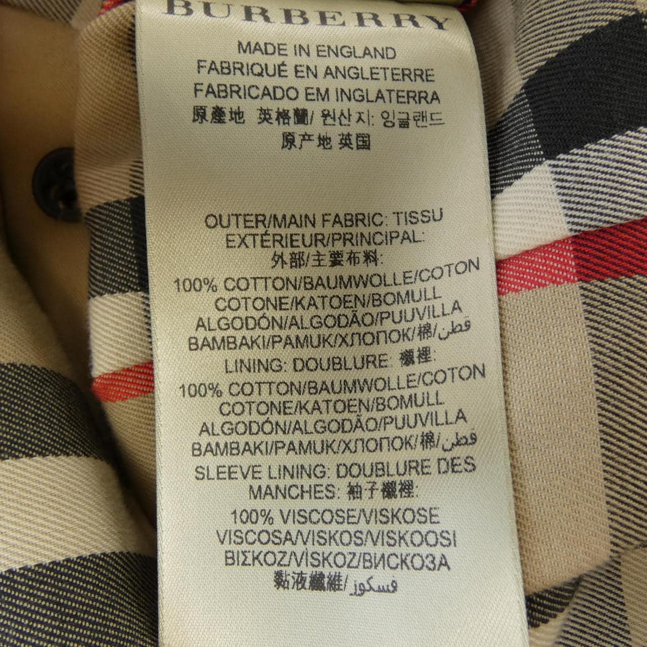 バーバリー BURBERRY 39004521 コート
