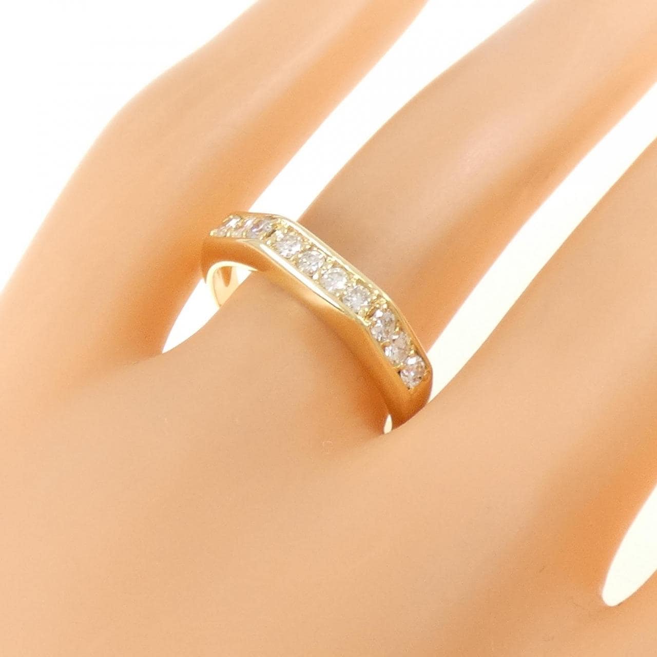 K18YG ダイヤモンド リング 0.50CT