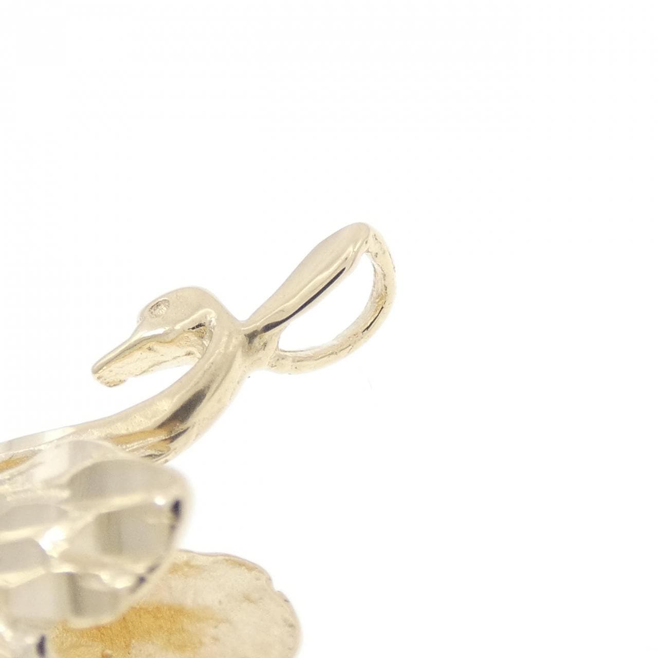 14KYG スワン ペンダント