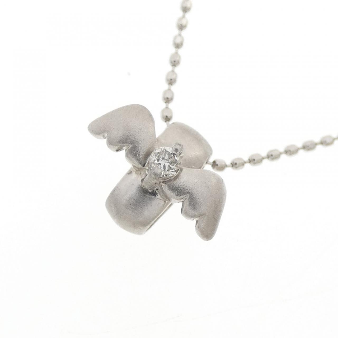 PT900/PT850 ダイヤモンド ネックレス 0.02CT