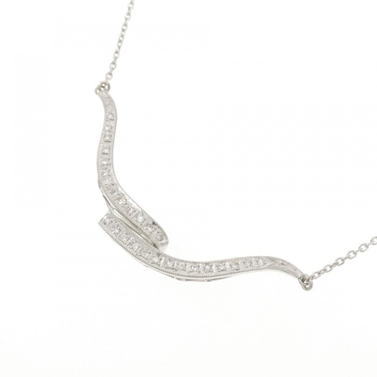 PT900/PT850 ダイヤモンド ネックレス 0.20CT