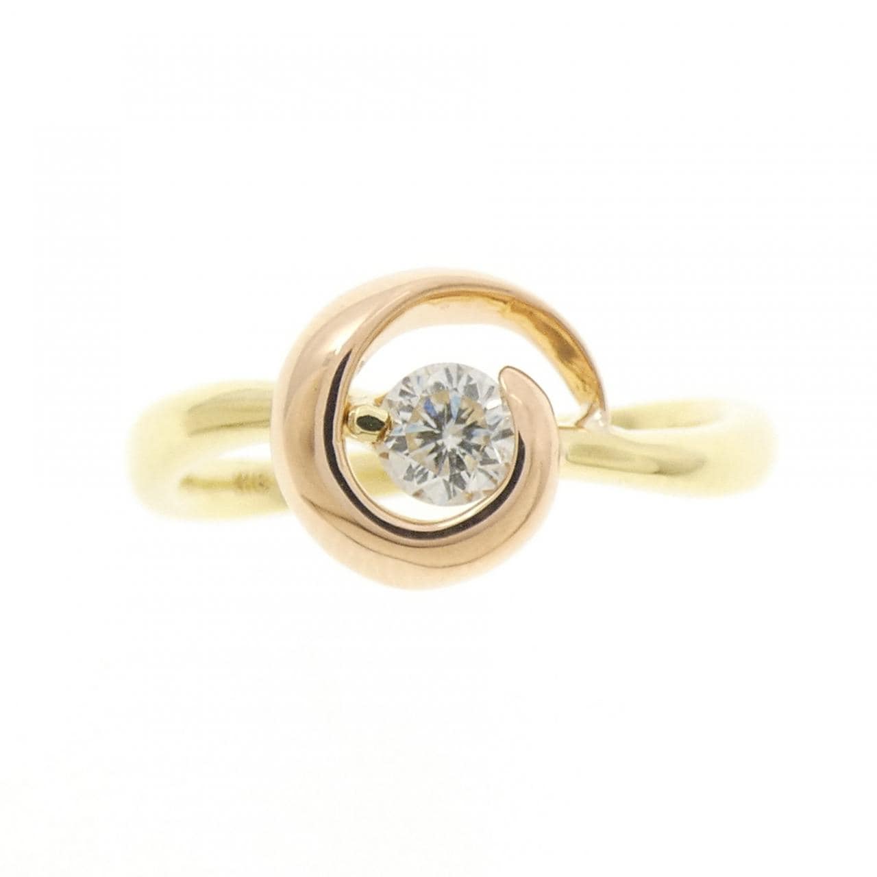 K18YG/K18PG Diamond Ring 0.20CT