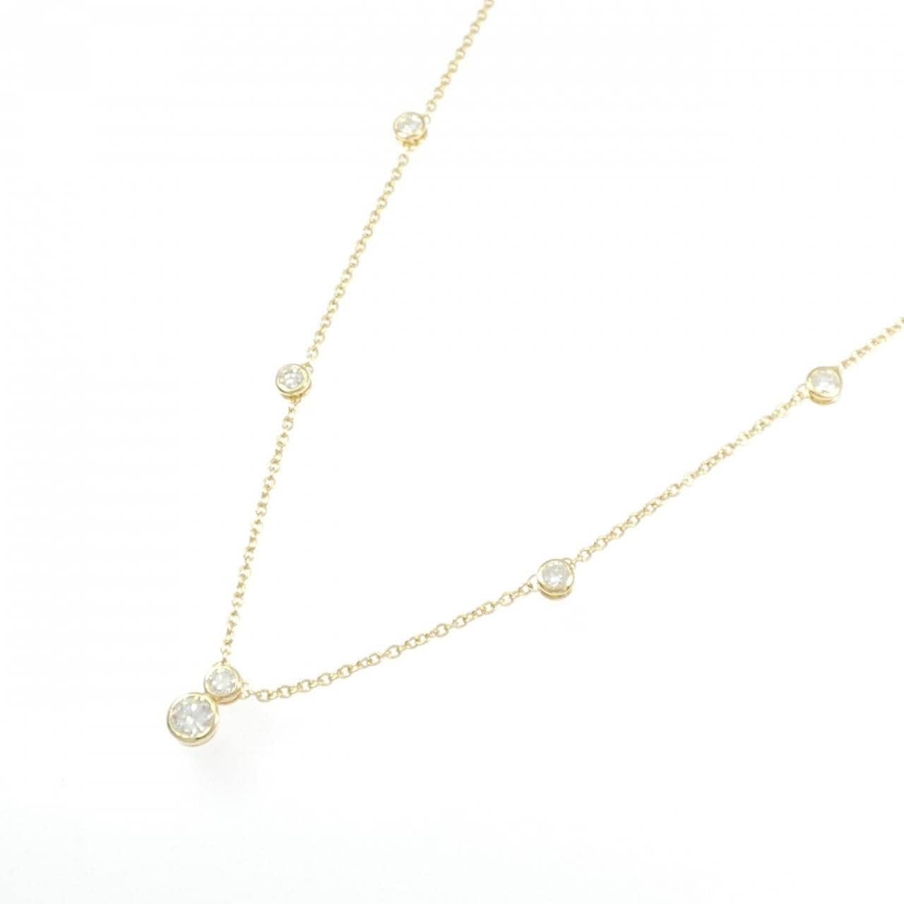 K18YG ダイヤモンド ネックレス 0.33CT