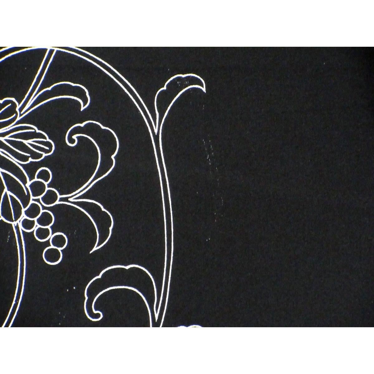 【未使用品】単衣　訪問着　銀彩加工　刺繍入り