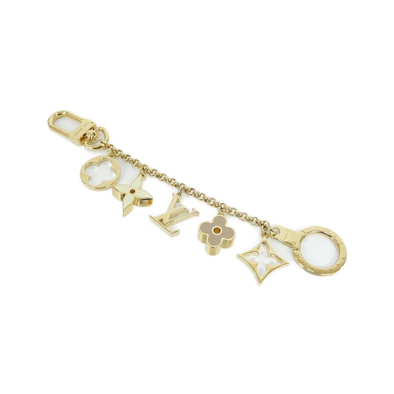 ルイヴィトン バッグチャーム チェーン フルール ドゥ モノグラム M65111 バッグチャーム