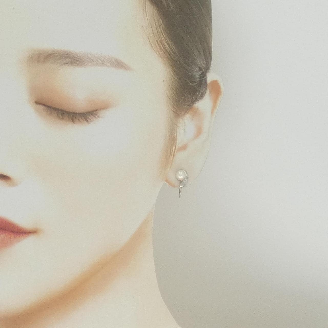 PT900 アコヤパール イヤリング 5.2mm