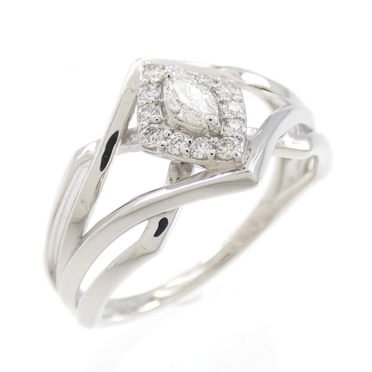 【新品】PT ダイヤモンド リング 0.18CT