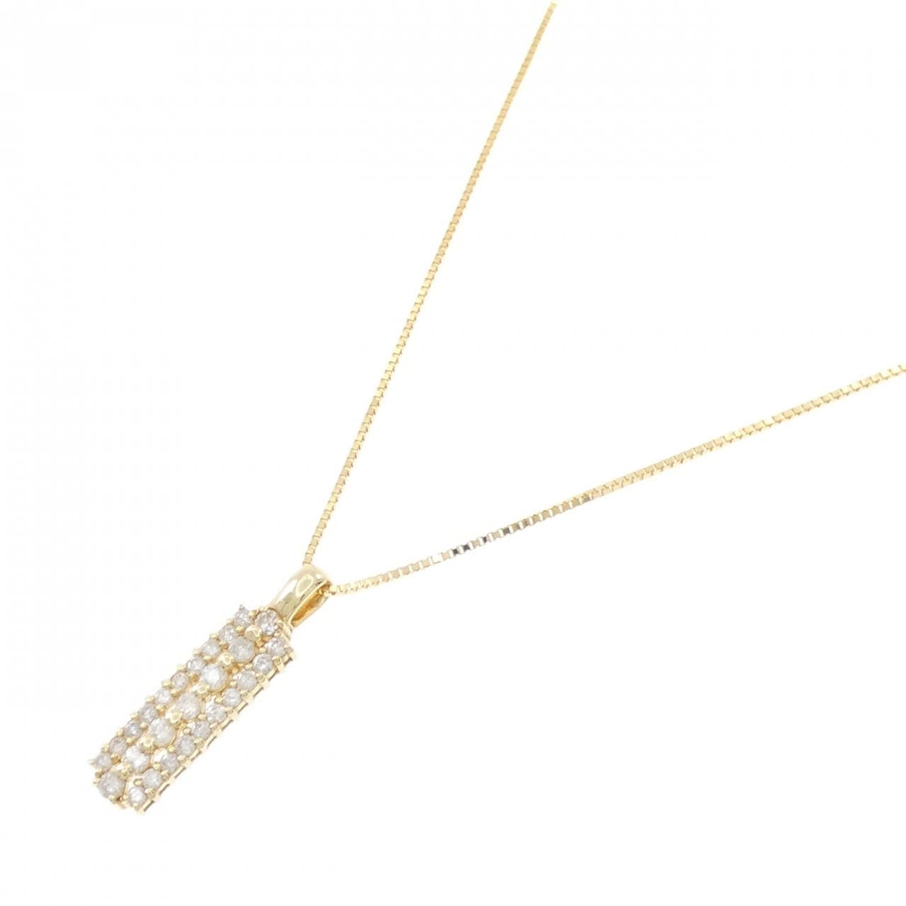 K18YG ダイヤモンド ネックレス 0.50CT