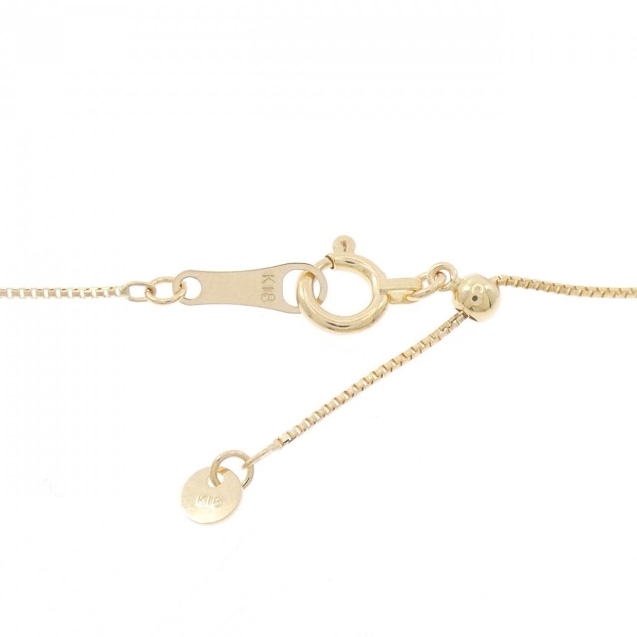 K18YG ソリティア ダイヤモンド ネックレス 0.304CT