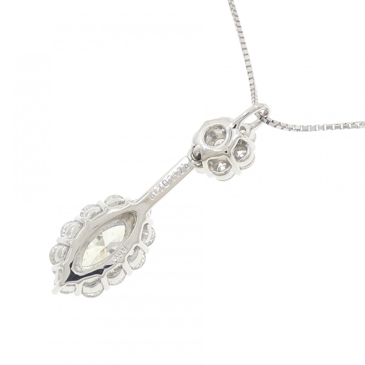 PT900/PT850 ダイヤモンド ネックレス 0.741CT