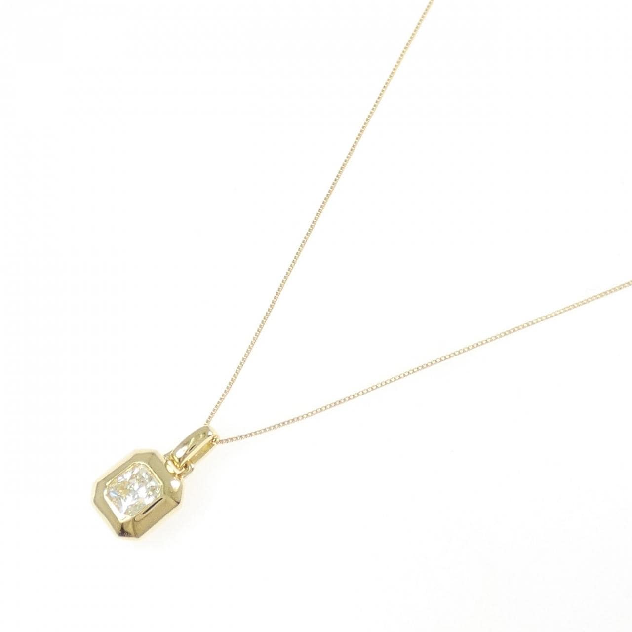 K18YG ダイヤモンド ネックレス 0.618CT