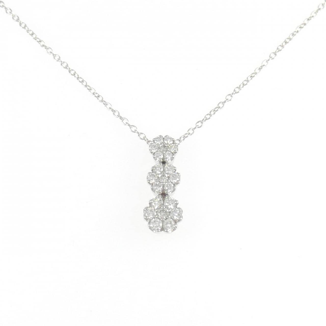 ポンテヴェキオ フラワー ネックレス 0.43CT