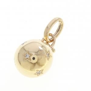 K18YG スター ダイヤモンド ペンダント 0.30CT