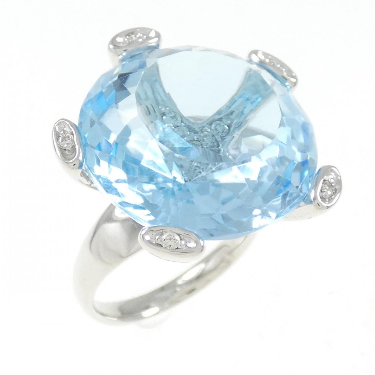 PONTE VECCHIO Blue Topaz Ring 23.91CT