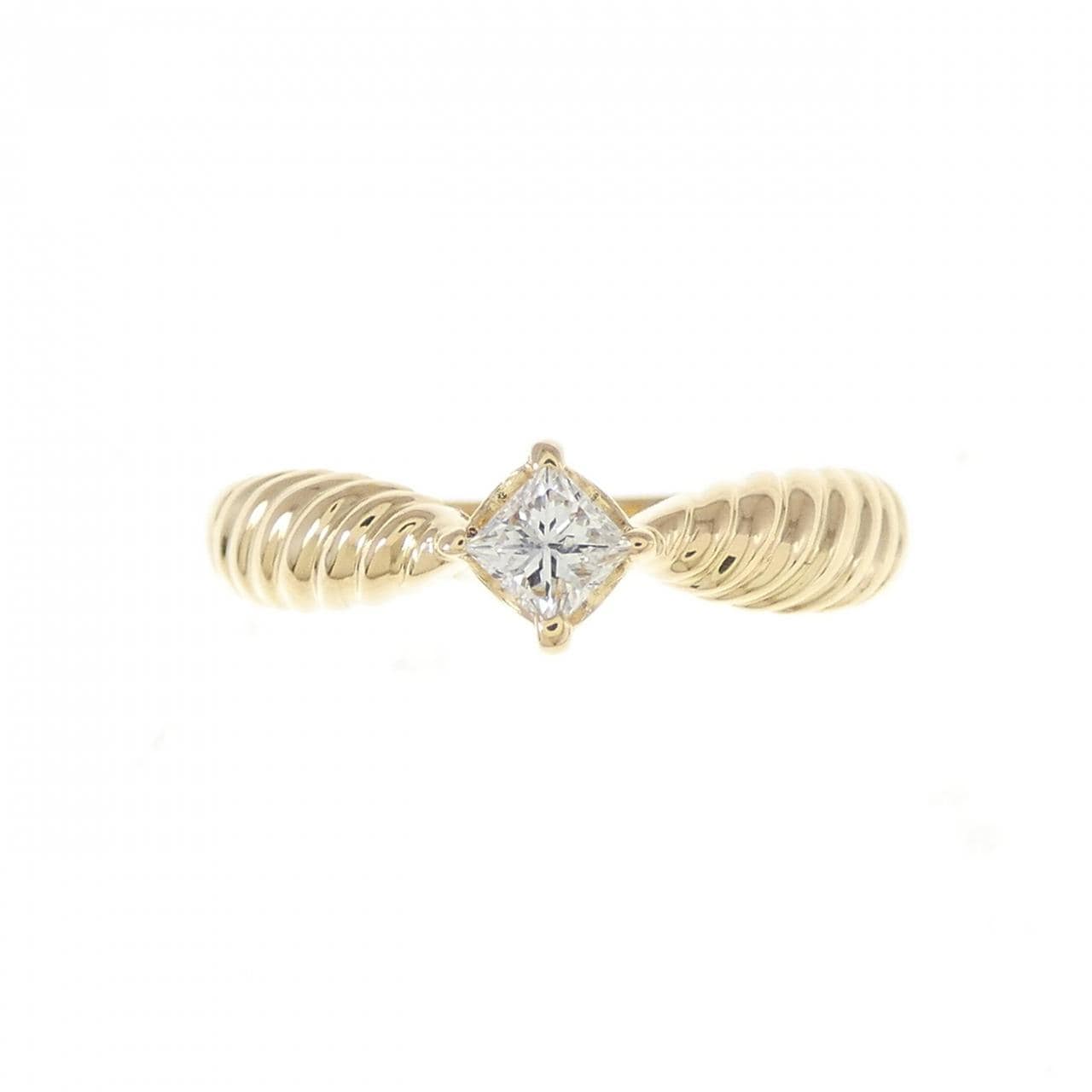 K18YG ダイヤモンド リング 0.16CT