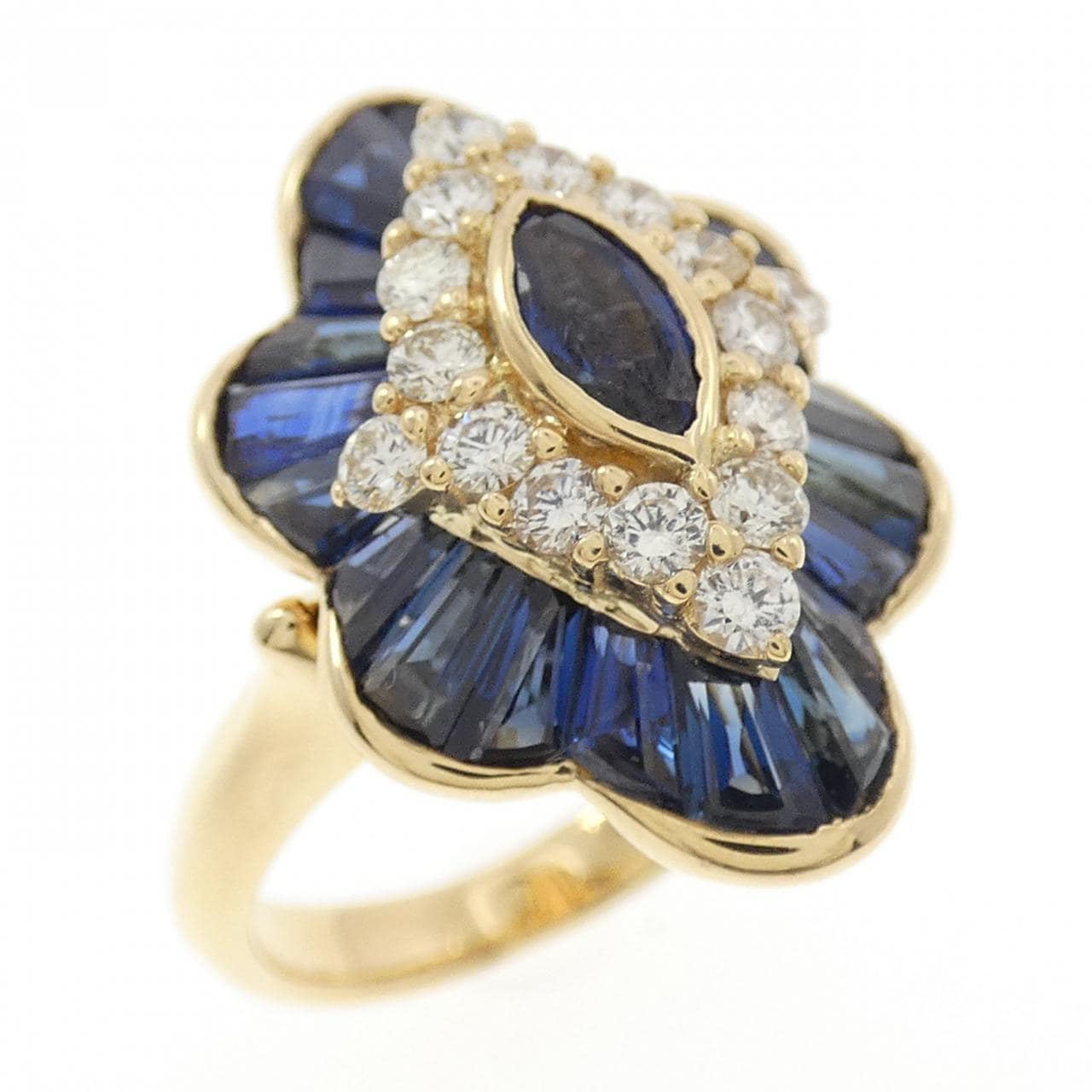 18KYG サファイヤ リング 2.47CT