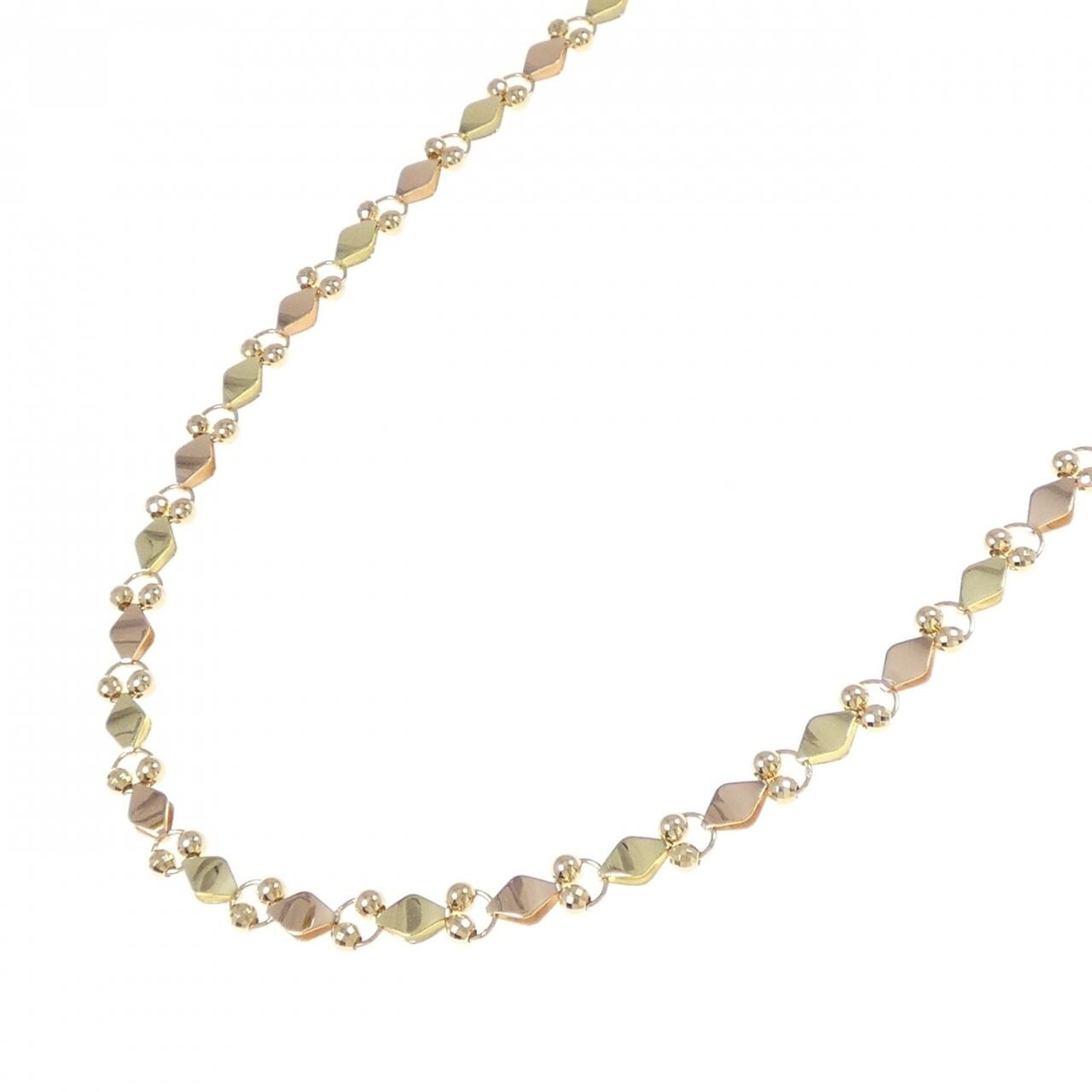 K18YG/K18PG necklace