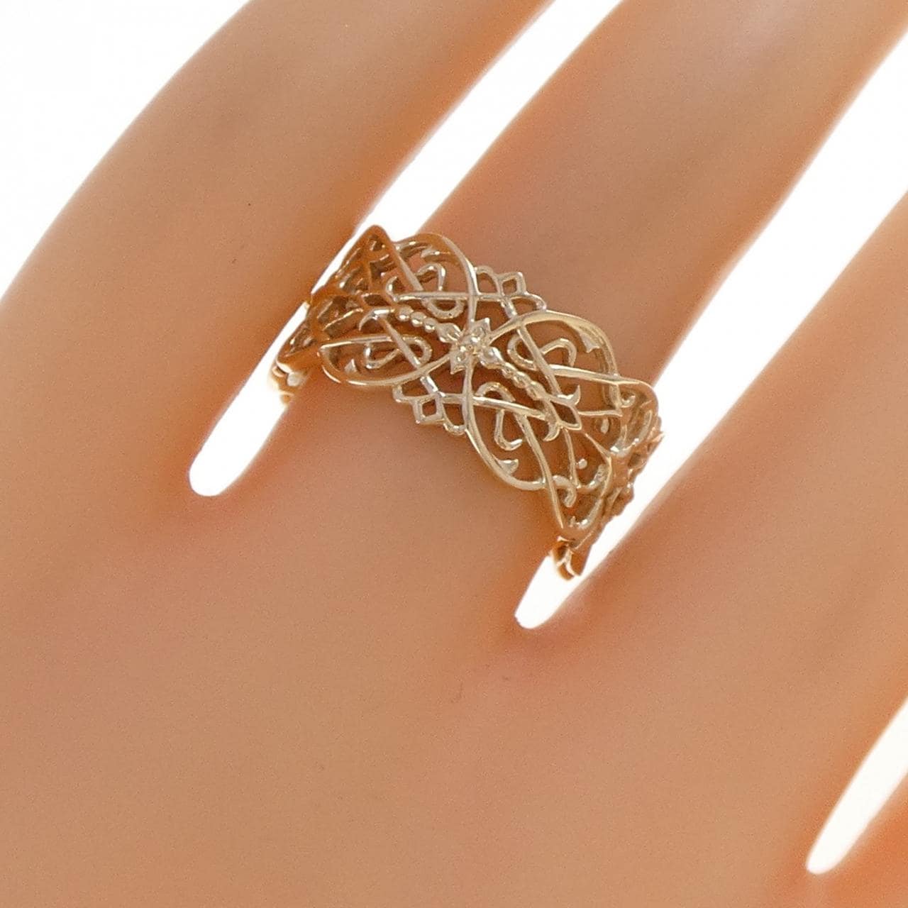 アガット K10YG リング