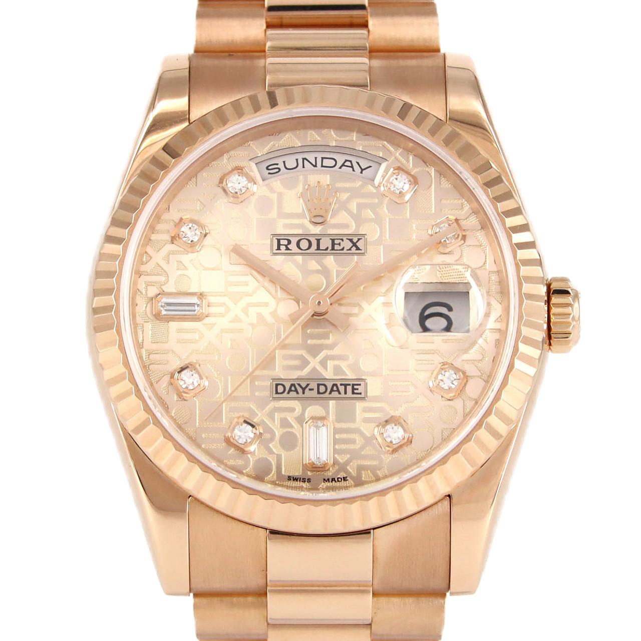 ロレックス デイデイト 118235A PG･RG 自動巻 K番