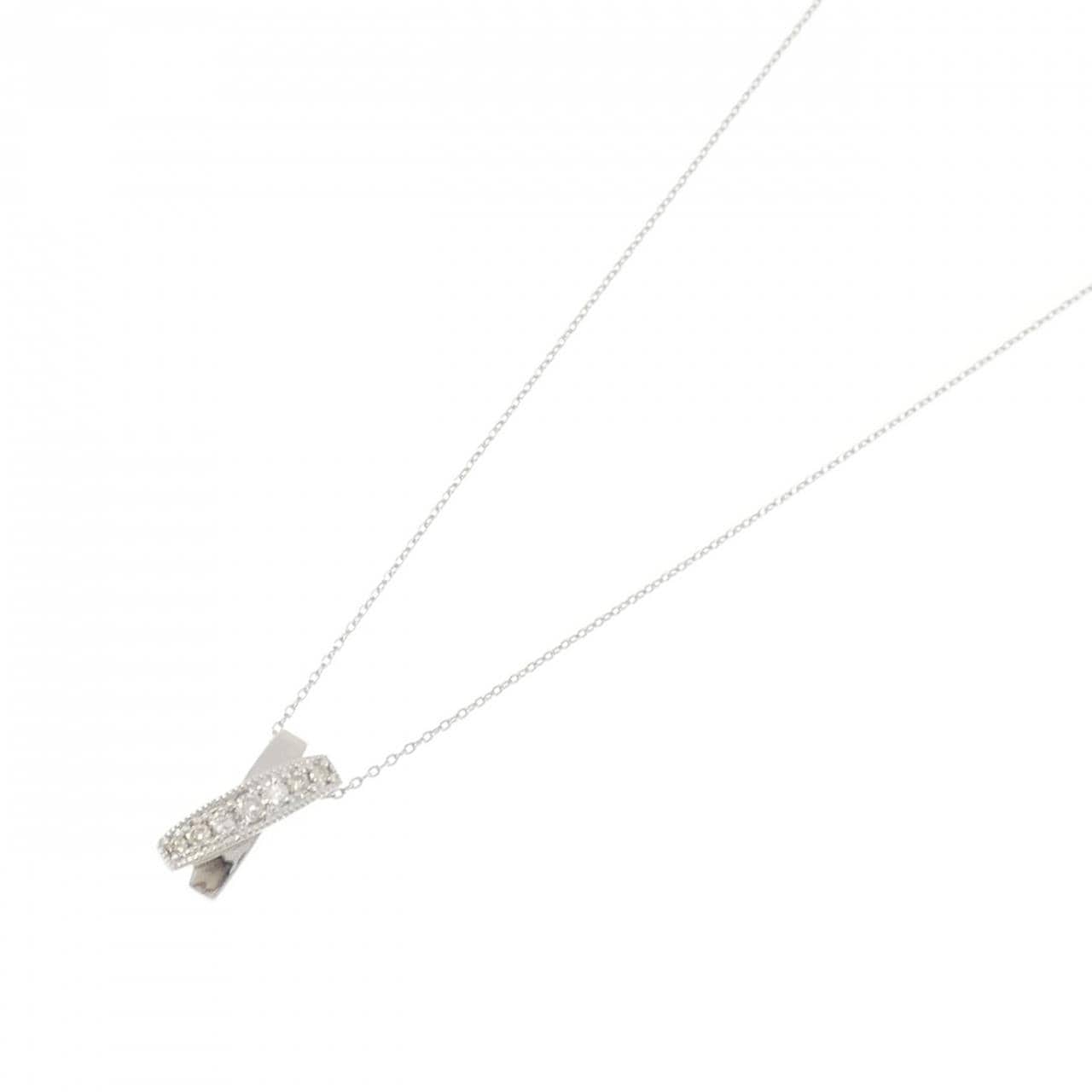 PT900/PT850 ダイヤモンド ネックレス 0.25CT