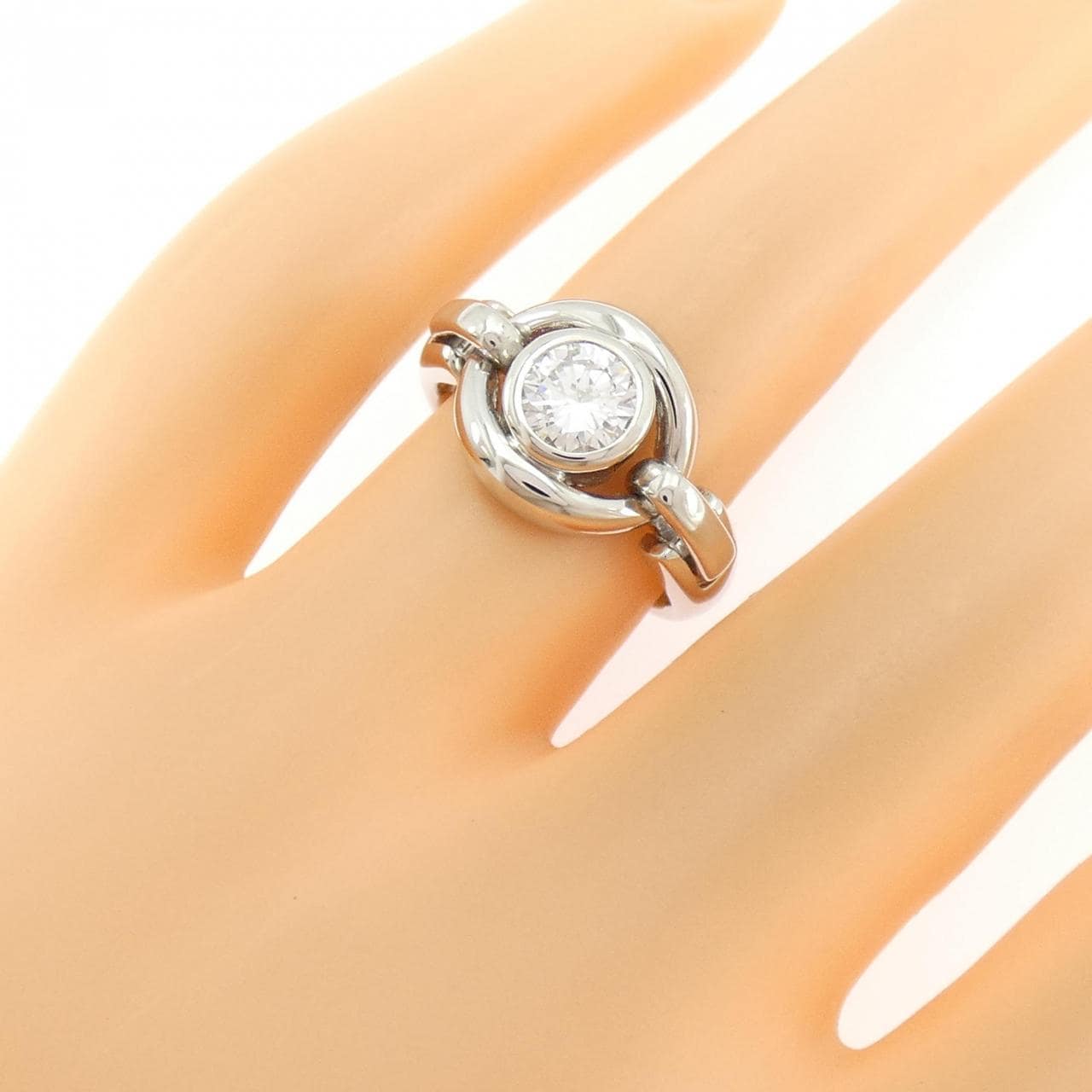 PT900 ダイヤモンド リング 0.653CT