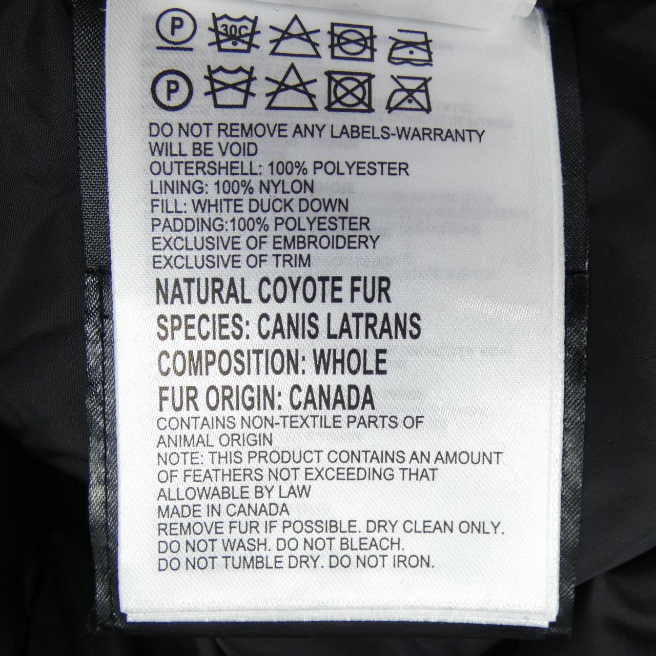 カナダグース CANADA GOOSE BLACK LABEL 3481JMB R CRESTON クレストン ダウンジャケット