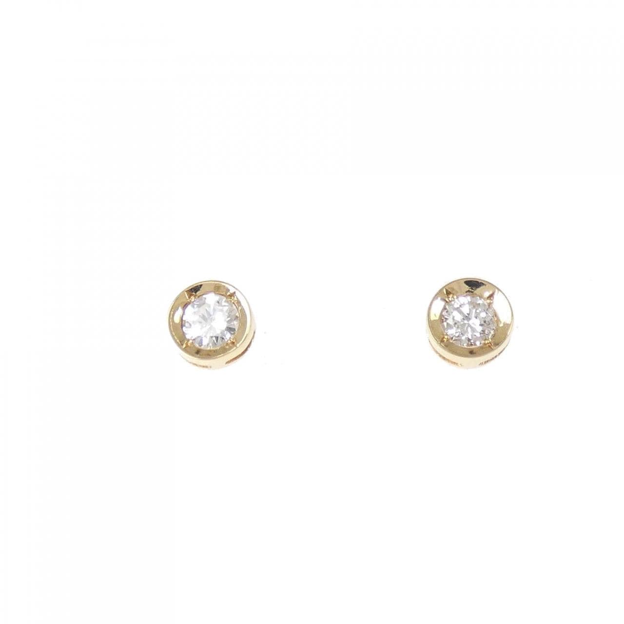 K18YG ダイヤモンド ピアス 0.20CT