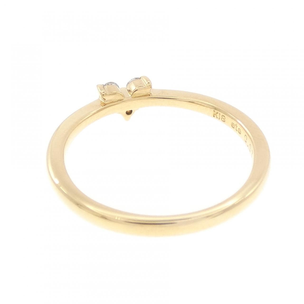 エテ ハート ダイヤモンド リング 0.07CT
