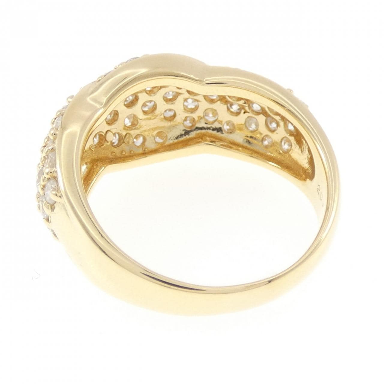 K18YG ダイヤモンド リング 2.00CT
