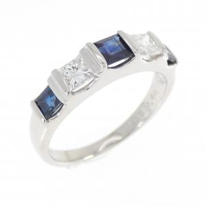 PT900 サファイヤ リング 0.66CT