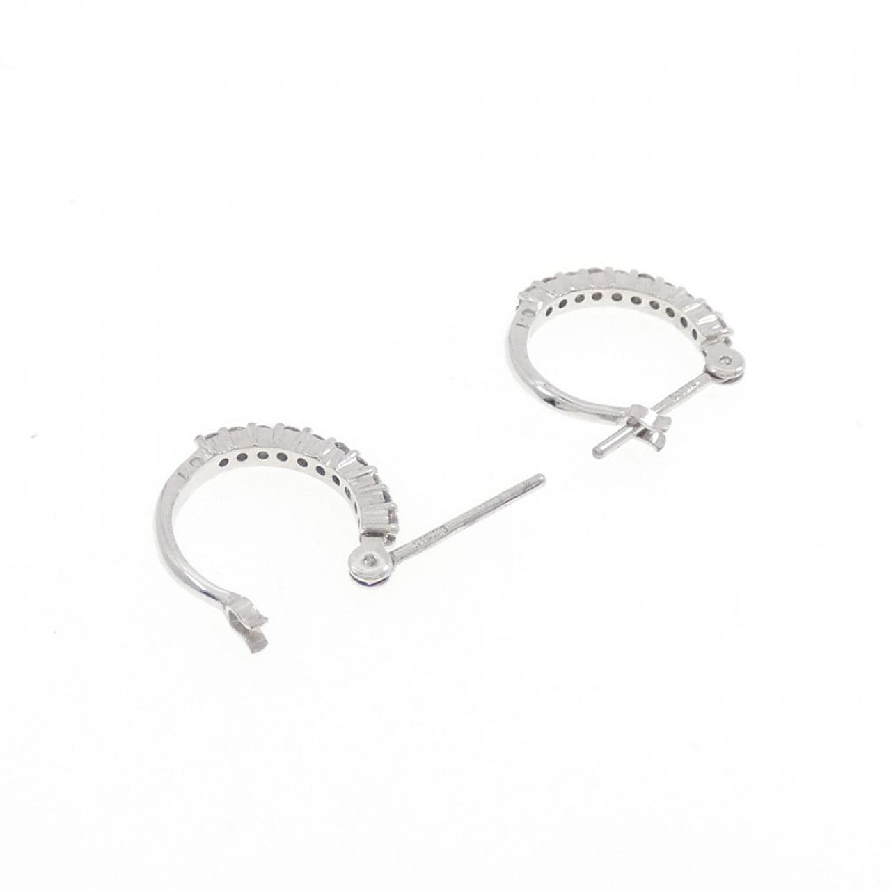 K18WG ダイヤモンド ピアス 0.2CT