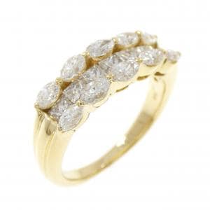 K18YG ダイヤモンド リング 0.77CT