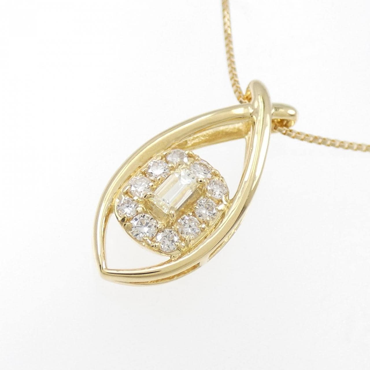 【新品】K18YG ダイヤモンド ネックレス 0.20CT